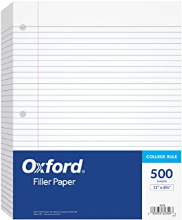 Emergency Toilet Paper: 8-1/2" x 11", College Rule, 3-Hole Punched, Loose-Leaf Paper
