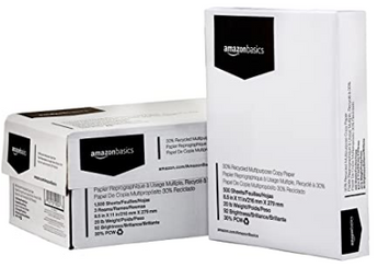 Emergency Toilet Paper - Copy/Printer Paper, 8.5 x 11 Inches, 500 sheets per ream