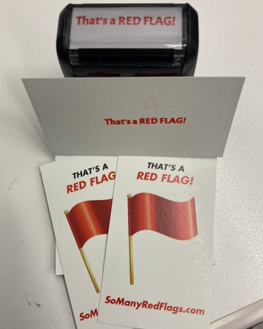 Stamp: That's a RED FLAG!