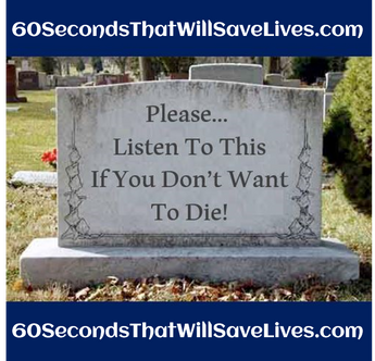 60 Seconds That Will Save Lives! (FREE MP3!)