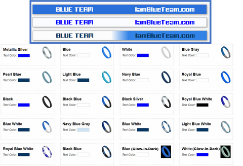 BLUE TEAM / IamBlueTeam.com  --  Wristbands
