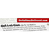 DefinitionsDelivered.com / DefinitionDelivery.com