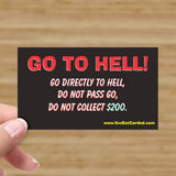 "Go To Hell" Card