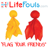 LifeFouls.com Yellow Penalty Flag and/or Red Challenge Flag