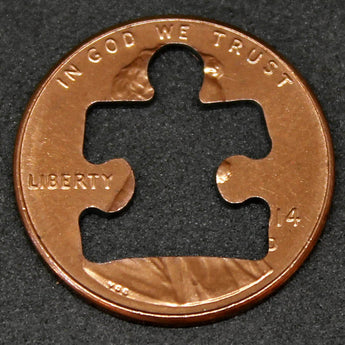 PUZZLE PIECE Penny! ("Whatever Pennies" from PennyWhatever.com)