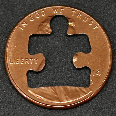 PUZZLE PIECE Penny! ("Whatever Pennies" from PennyWhatever.com)