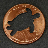 Turtle Penny! ("Whatever Pennies" from PennyWhatever.com) Full Disclosure: We don't know the difference between Turtles & Tortoises)