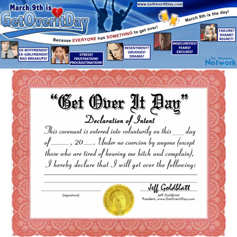 GetOverItDay.com's "Declaration of Intent to Get Over It" Pledge - Download & Print