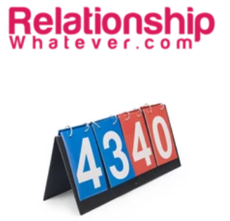 KEEP SCORE (in your relationship?!) with this Table-Top Relationship Scorekeeper!