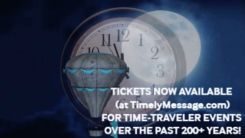 Tickets to Time-Traveler Conventions (Regional, National, and Global)