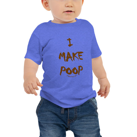 ImakePoop.com Baby Jersey Short Sleeve Tee