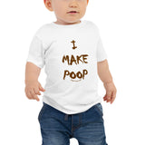 ImakePoop.com Baby Jersey Short Sleeve Tee