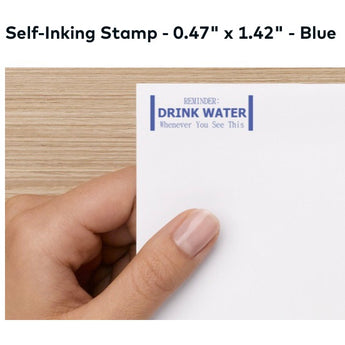 Stamp: Reminder to DRINK WATER